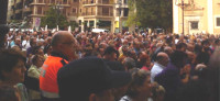 Miles de personas conmemoran el octavo aniversario del accidente de metro de Valencia