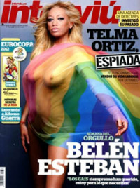 Belén Esteban abandera el orgullo gay en Interviú