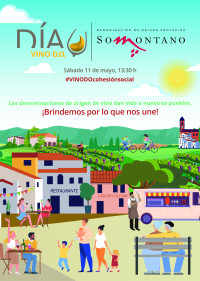 El próximo sábado, 11 de mayo, la DOP Somontano celebra en Huesca el Día Vino D.O.