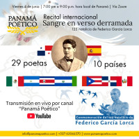 ​Recital poético en homenaje al 123 aniversario del natalicio de Federico García Lorca