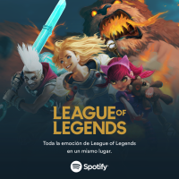 Spotify se convierte en el proveedor exclusivo global  de servicios de audio de League of Legends