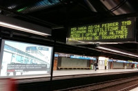 La huelga de Metro de Barcelona cumple los servicios mínimos con menos viajeros de lo habitual