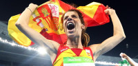 Beitia se convierte en la primera atleta española campeona olímpica