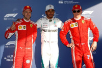 Hamilton consigue la primera pole del año y Sainz y Alonso saldrán noveno y décimo
