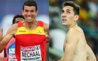 Adel Mechaal acaricia el bronce en 10.000m y Sergio Fernández sigue soñando en 400 vallas