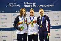 Con un triplete de oros, España alcanza las 16 medallas en el Europeo de natación paralímpica