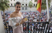 Huelva recibe a Carolina Marín como 