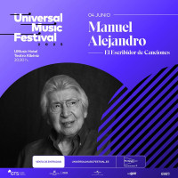 Manuel Alejandro, leyenda viva de la música, ofrecerá un concierto exclusivo en Universal Music Festival
