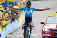 Quintana logra su tercera etapa en el Tour