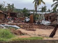 Las lluvias torrenciales por el ciclón Kenneth obstaculizan los esfuerzos de ayuda humanitaria en Mozambique