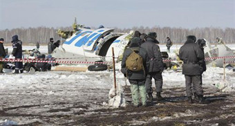 Accidente aéreo en Siberia