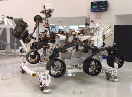 Un vistazo de cerca al vehículo explorador de NASA para Marte