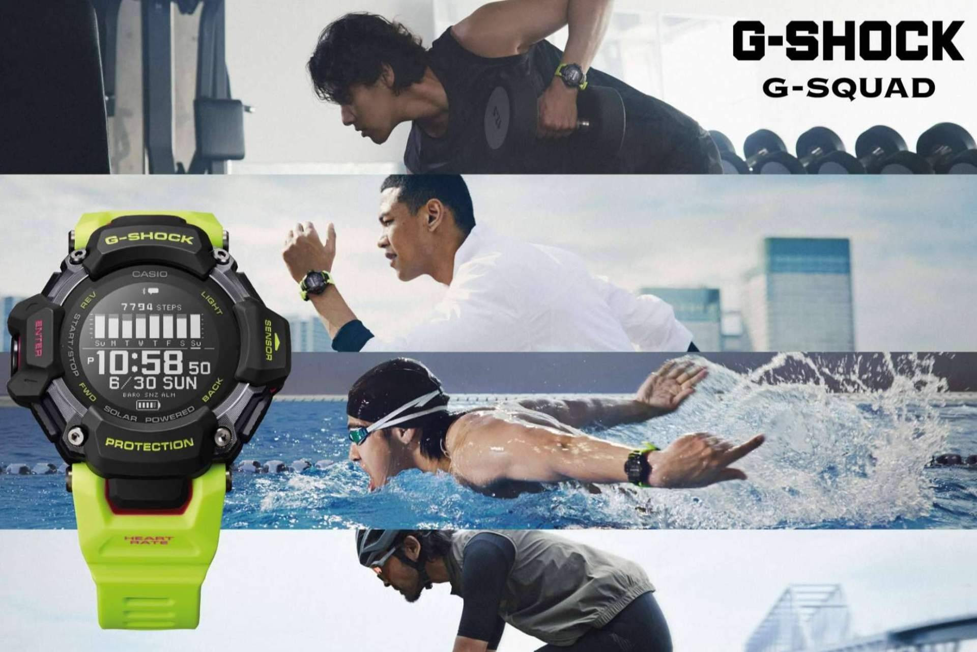  G-SQUAD, el reloj ideal para deportistas que lanza la marca G-SHOCK 