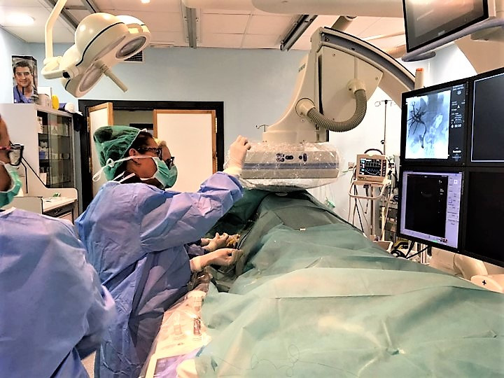 Unidad de Radiología Intervencionista. Hospital Universitario Juan Ramón Jiménez de Huelva