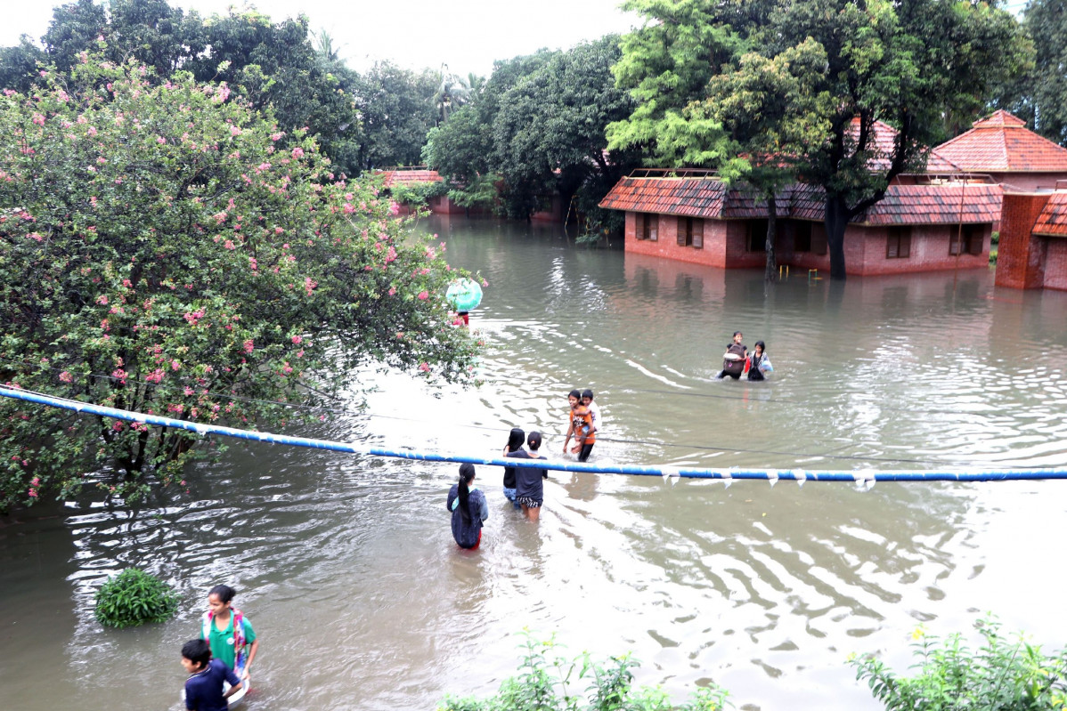Emergencia en Bangladesh Inundaciones Aldea Infantil SOS de Chattogram 1
