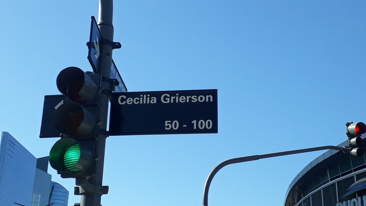 Calle Cecilia Grierson Puerto Madero