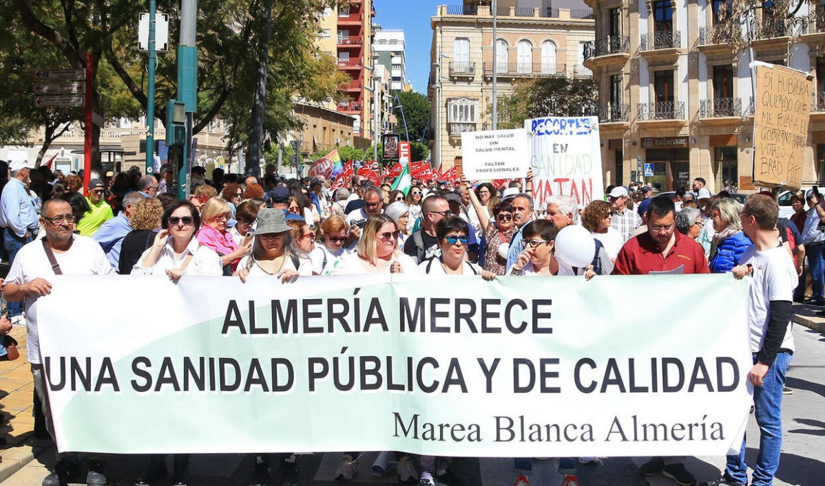 Manifestación del 25 de marzo en Almería