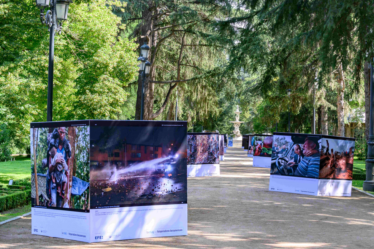 Inauguración de la exposición Lo más del fotoperiodismo iberoamericano en el Campo del Moro