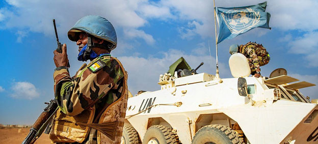 Peacekeepers from the Nigerien