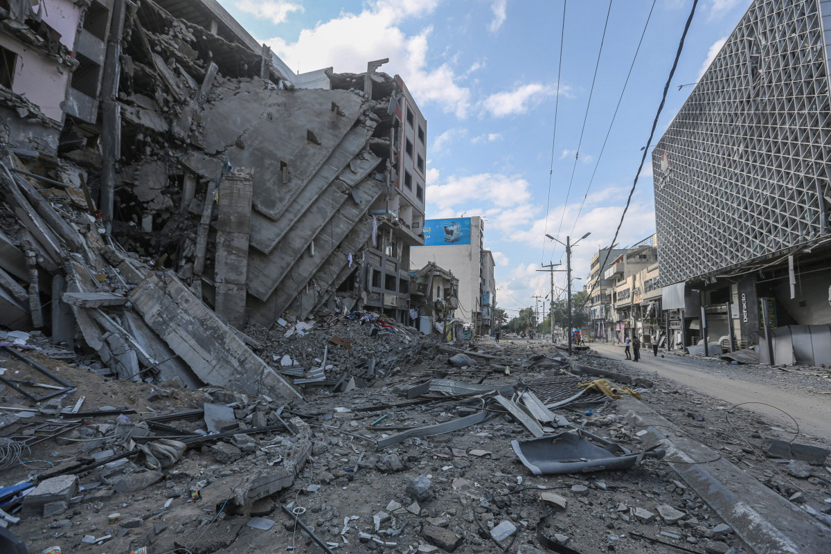 EuropaPress 5498848 danos materiales bombardeos israel contra franja gaza ofensiva lanzada