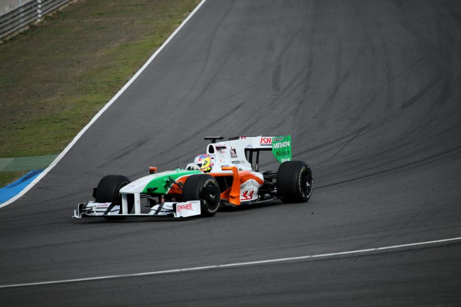 El Force India en Jerez (Jesús Mendoza ©)