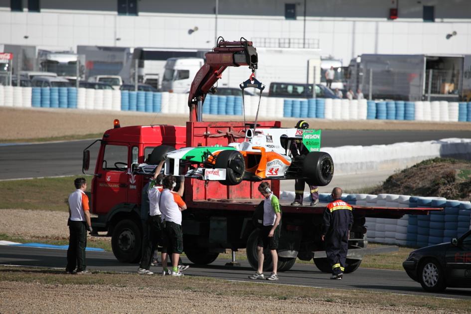 Di Resta se salió en un par de ocasiones (Jesús Mendoza ©)