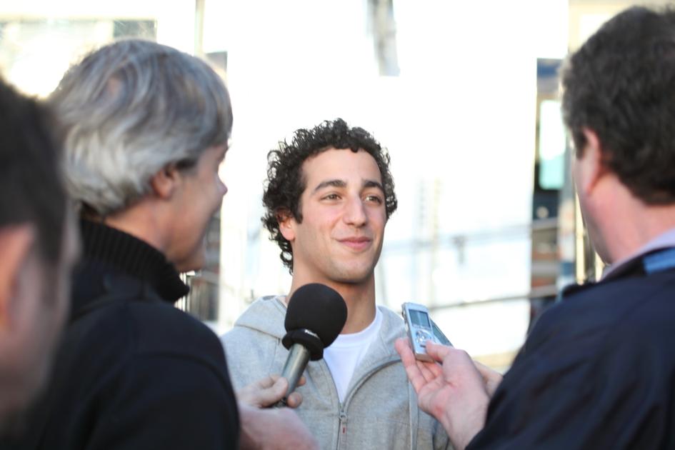 Ricciardo ante los medios (Jesús Mendoza ©)