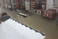 Málaga activa el Plan de Emergencias por las lluvias e inundaciones