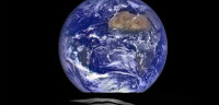 La NASA capta una imagen de la Tierra desde el horizonte lunar