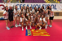 La Comunidad Valenciana regresa del CESA de Voleibol con una plata y dos bronces