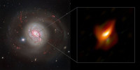 Científicos descubren un agujero negro supermasivo escondido en un anillo de polvo cósmico
