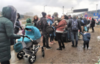 El segundo grupo de niños y niñas de los programas de Aldeas Infantiles SOS en Ucrania llega a salvo a Polonia