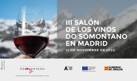 III Salón de la D.O P. Somontano, el próximo lunes 21 en Madrid