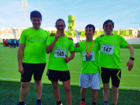 El equipo de running de Down Madrid gana una medalla de bronce y otra de plata en el Campeonato de España de Atletismo
