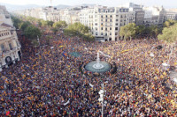 La diada catalana, una de las fotos del año para 'The Wall Street Journal'