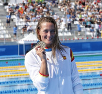 La natación y el piragüismo colocan a España segunda en el medallero de Tarragona 2018