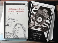 Presentación de los libros ganadores del II Certamen literario La Equilibrista: “Habitantes de un paraíso minúsculo”, de Remei González Manzanero, y “El Circo del Ojo”, de Jesús María de Val