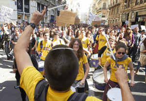 Protestas en Valencia