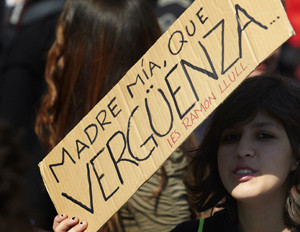 Protestas de estudiantes