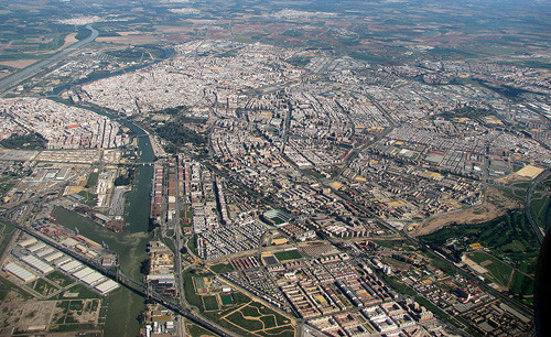 Sevilla, vista aerea