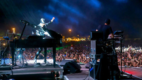 The Bloody Beetroots en el escenario Desperados. / Foto: Arenal Sound.
