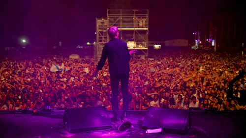 The Drums, anoche. / Foto: Arenal Sound.