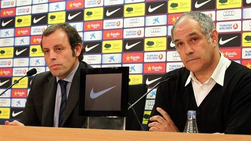 Sandro Rosell y Andoni Zubizarreta comparecieron de urgencia. / Foto: FC Barcelona.