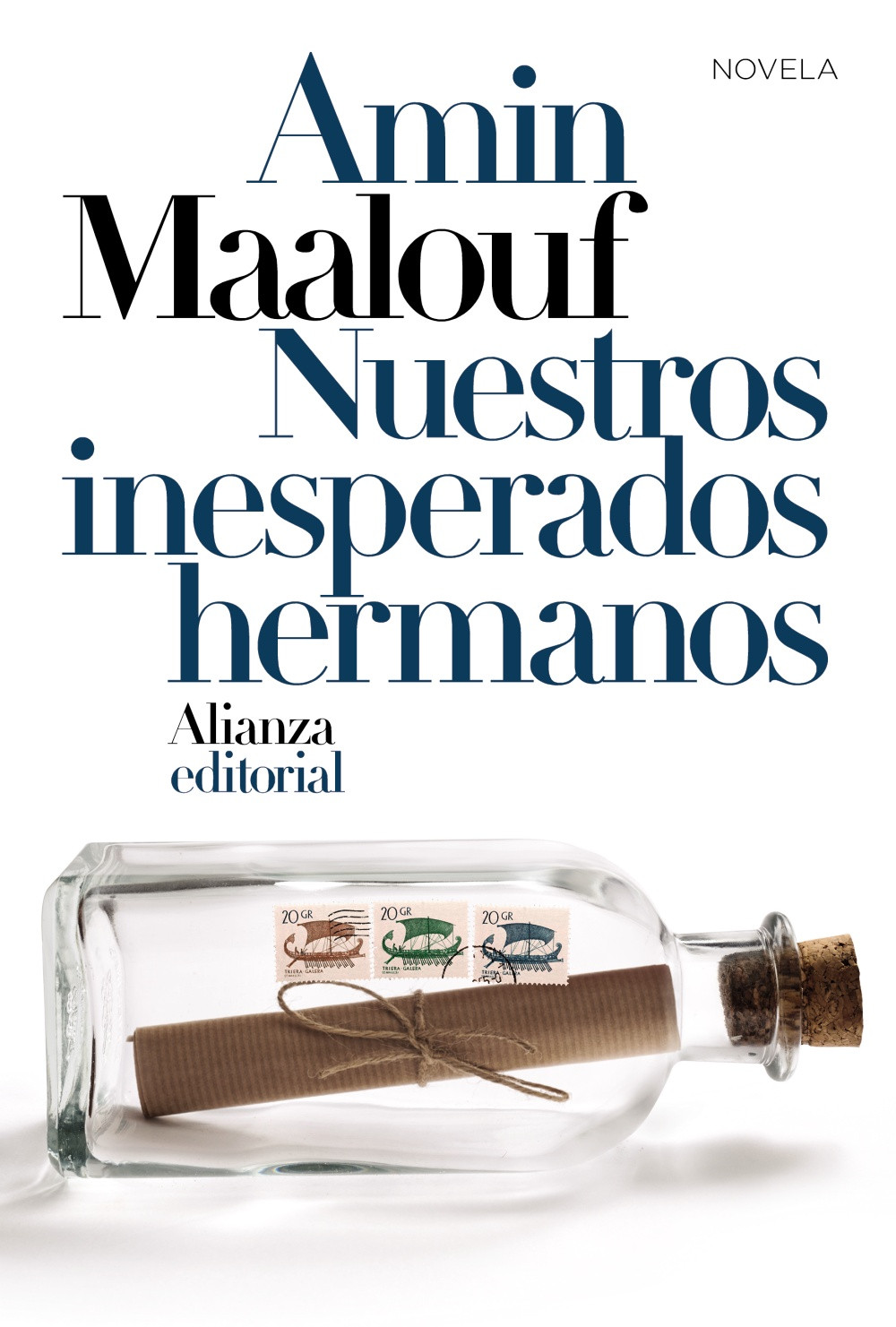 Portada. Nuestros inesperados hermanos, de Amin Maalouf. Alianza Editorial