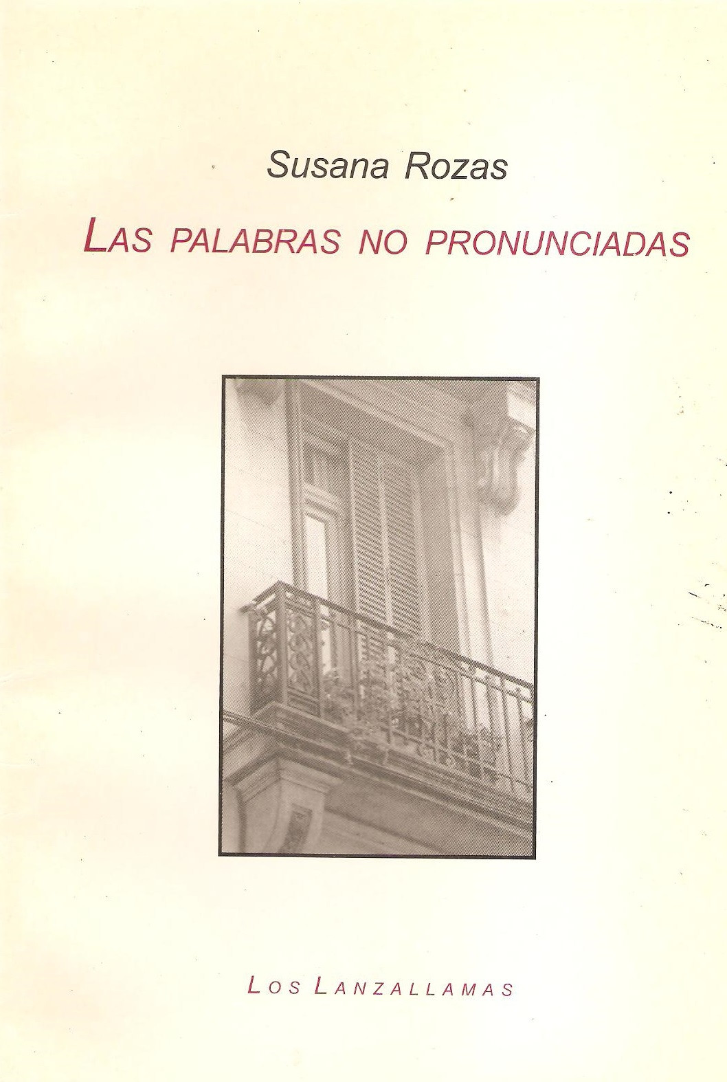 Libro Rozas 7   Las palabras no pronunciadas