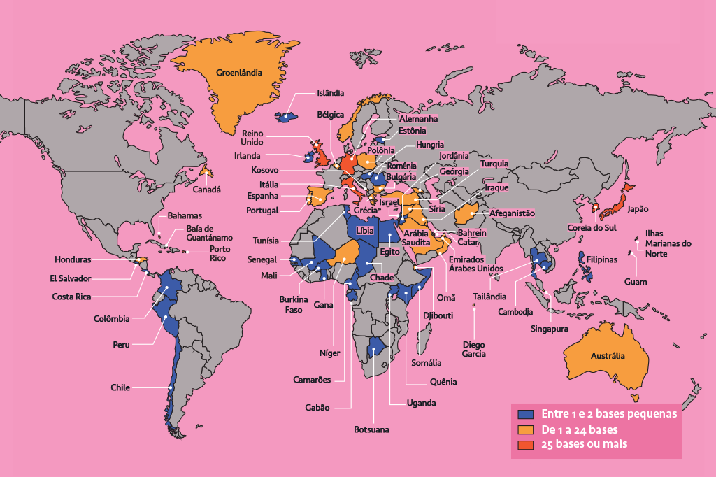 Bases militares de EEUU en el mundo