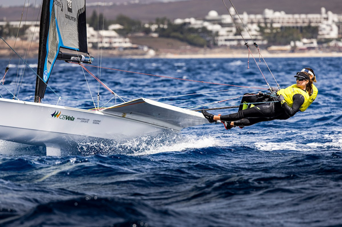 Kahena Kunze y Martine Grael (BRA) Lanzarote International Regatta 2021