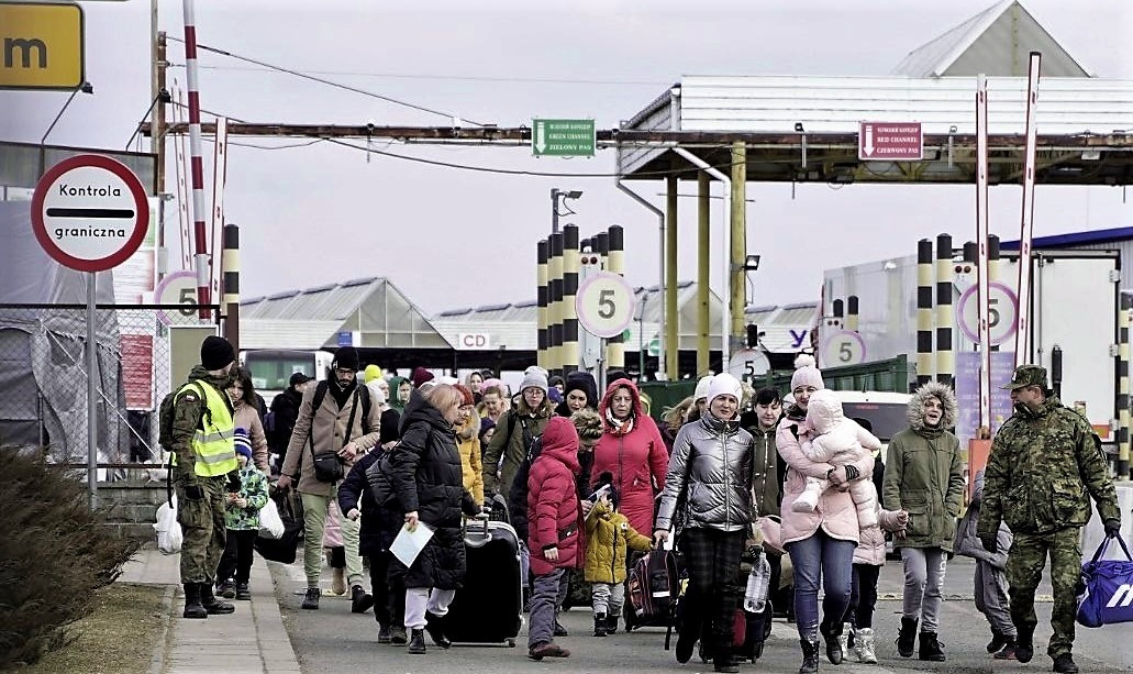 EuropaPress 4294996 refugiados ucranianos frontera ucrania polonia