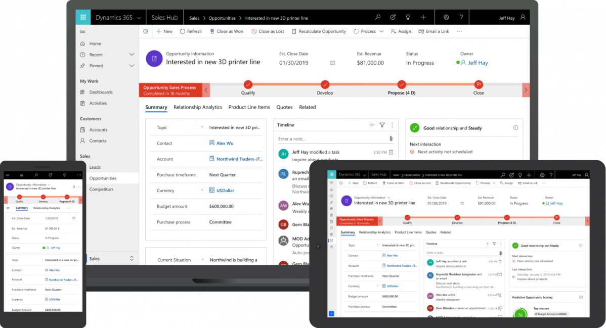 Crm microsoft dynamics 365 for sales multiplataforma