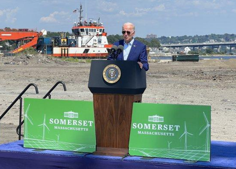 Biden inaugura instalaciu00f3n de Iberdrola en EEUU